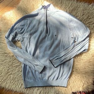 Men’s Carolina Herrera 100% Cotton Quarter Zip Sweater